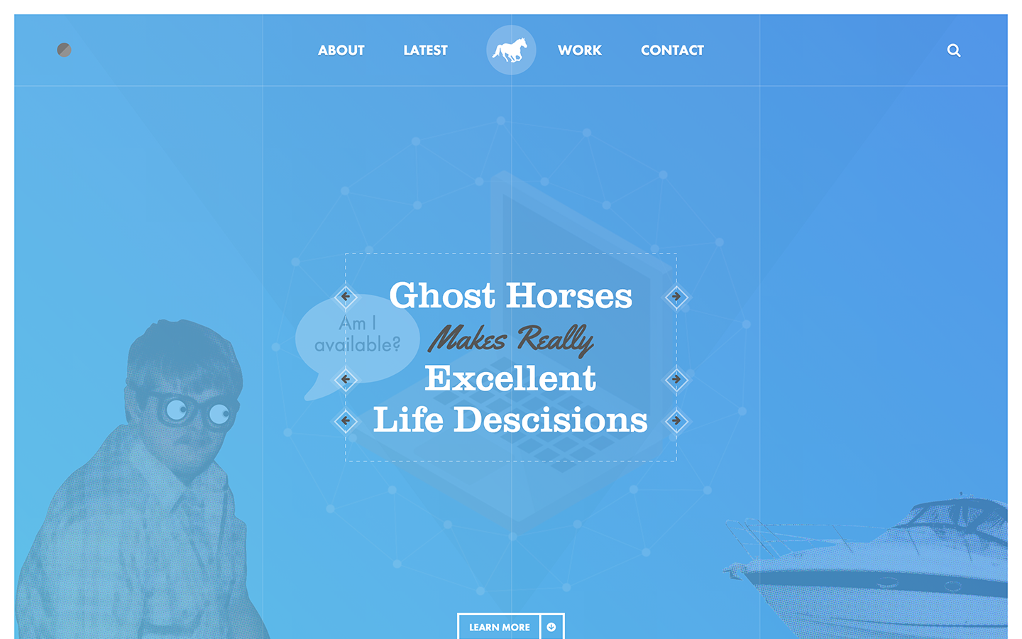 Home – Ghost Horses – Website Design & Development – Freelance Studio