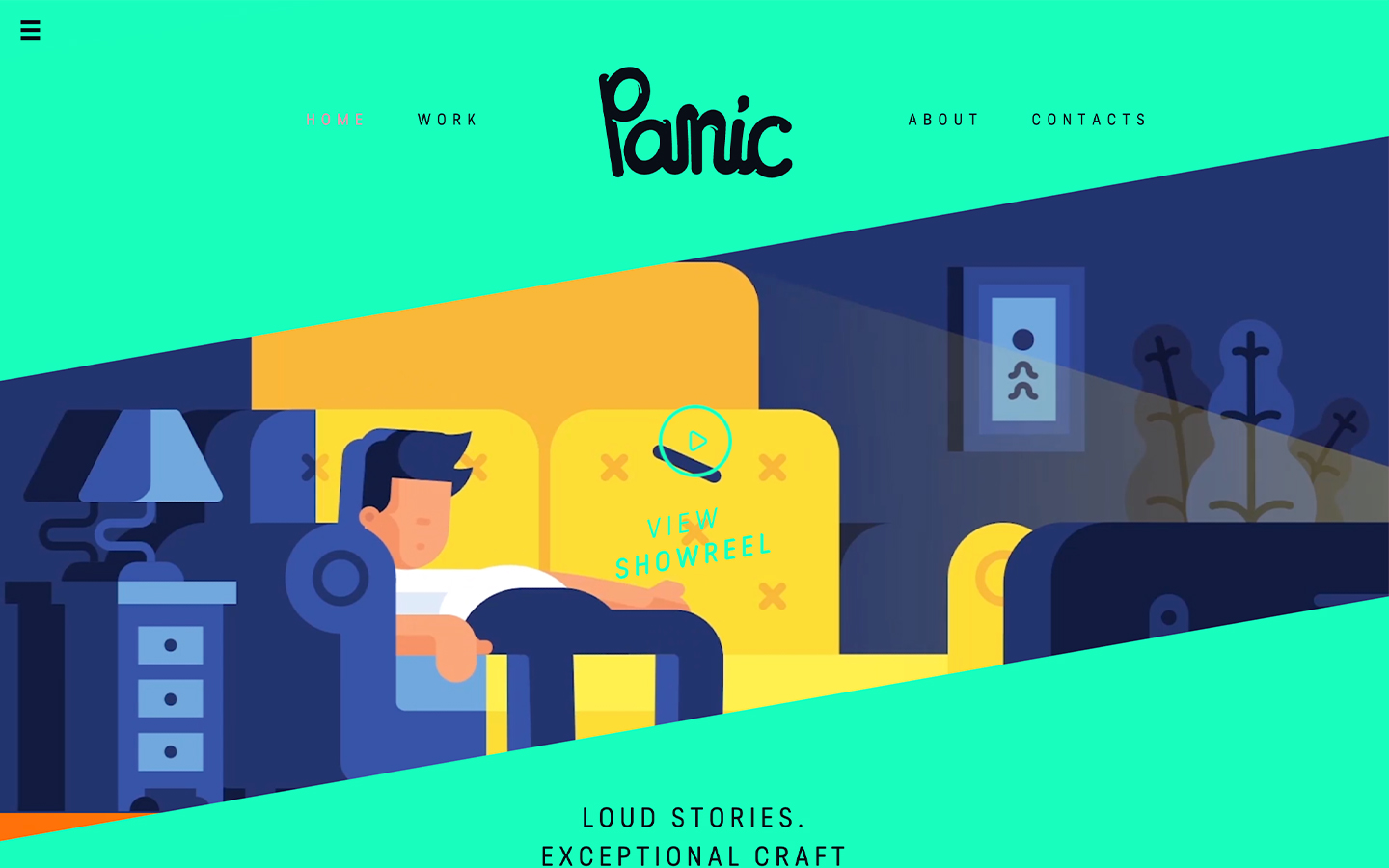 Panic – Loud stories. Exceptional craft.